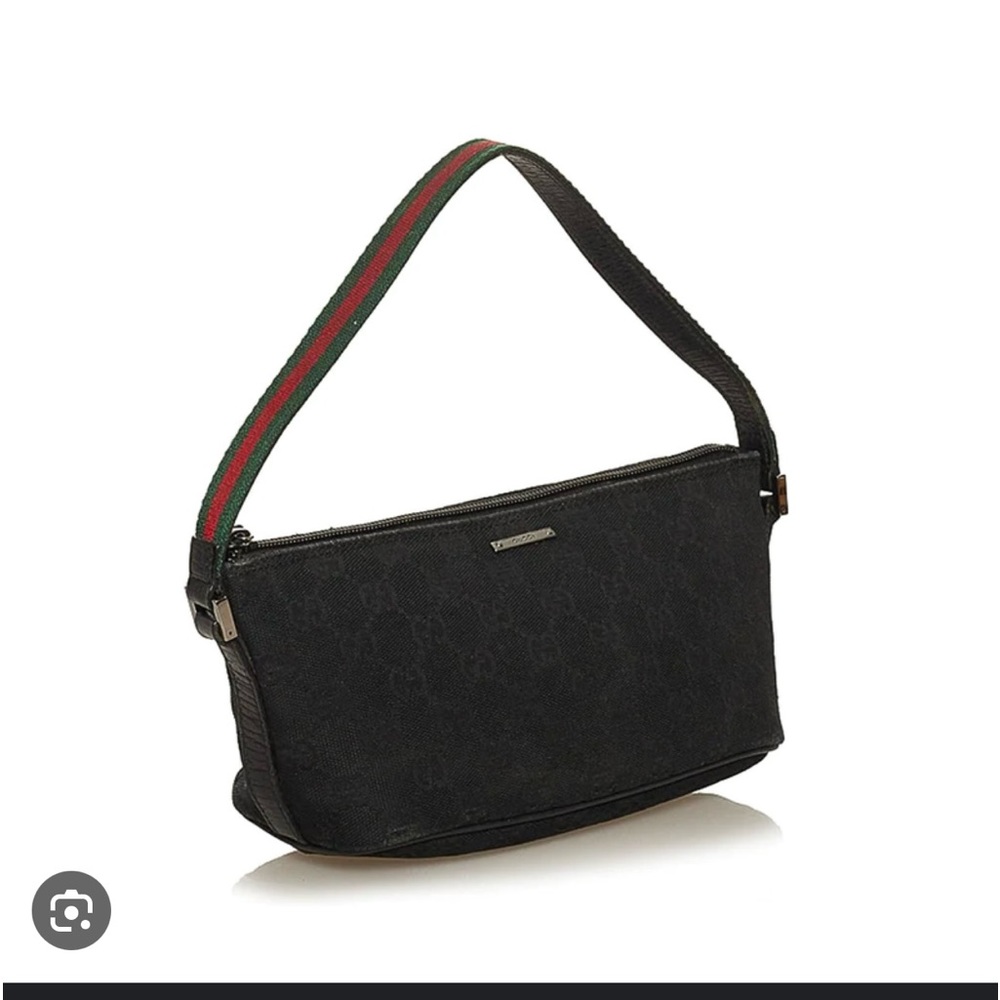 Gucci Web Canvas Boat Baguette